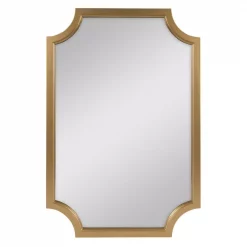 Top 10 🎉 Wall Mirrors Kate And Laurel Medium Irregular Gold Contemporary Mirror (36 In. H X 24 In. W) 😀