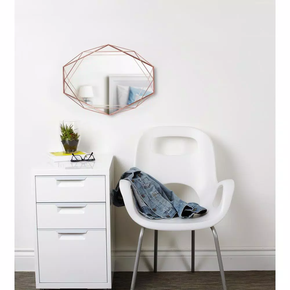 Budget 😀 Wall Mirrors Umbra Prisma Mirror Copper Modern (22.38 In. H X 17 In. W) 👍 - Image 6