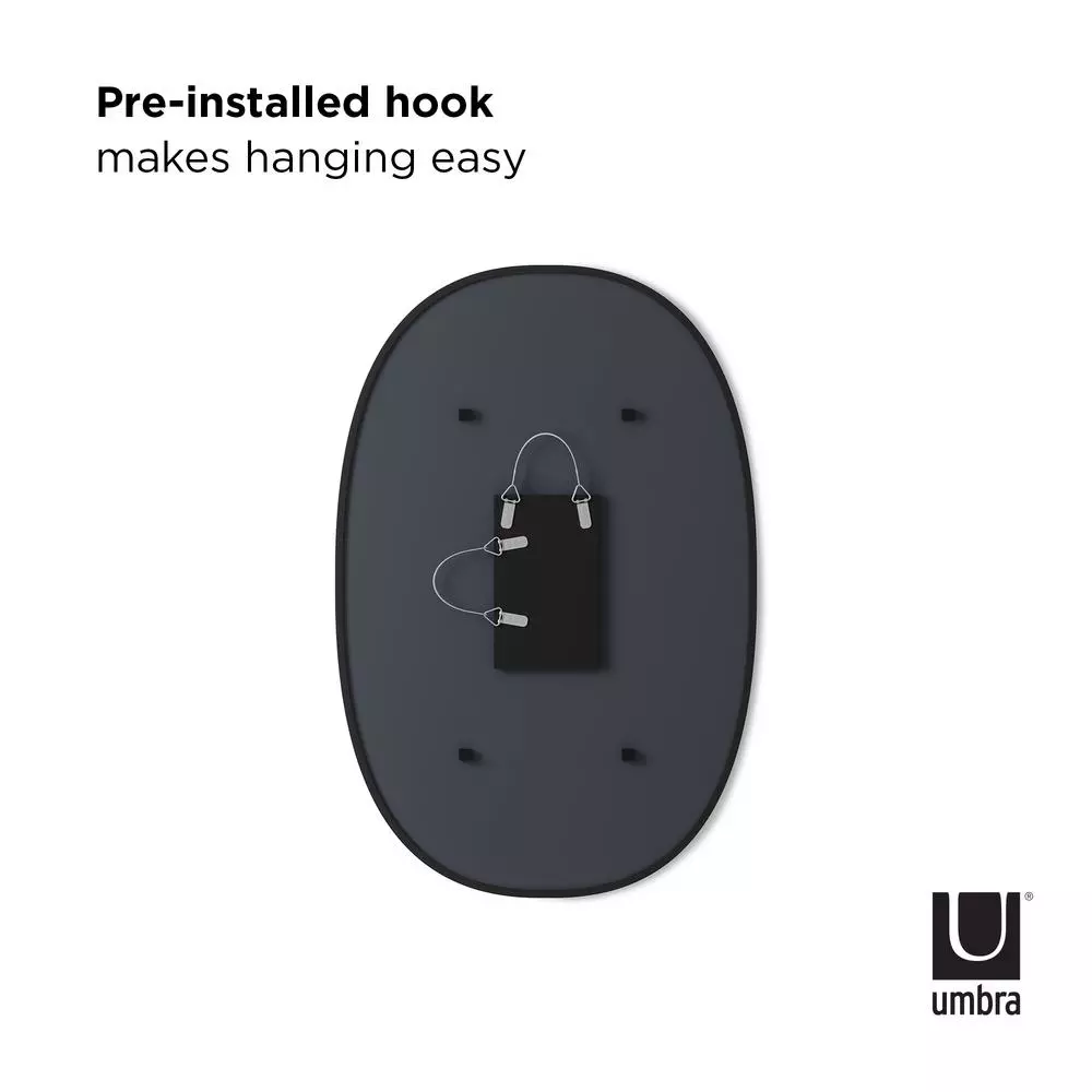 Brand new 😀 Wall Mirrors Umbra Medium Oval Black Modern Mirror (24 In. H X 36 In. W) 🔥 - Image 2