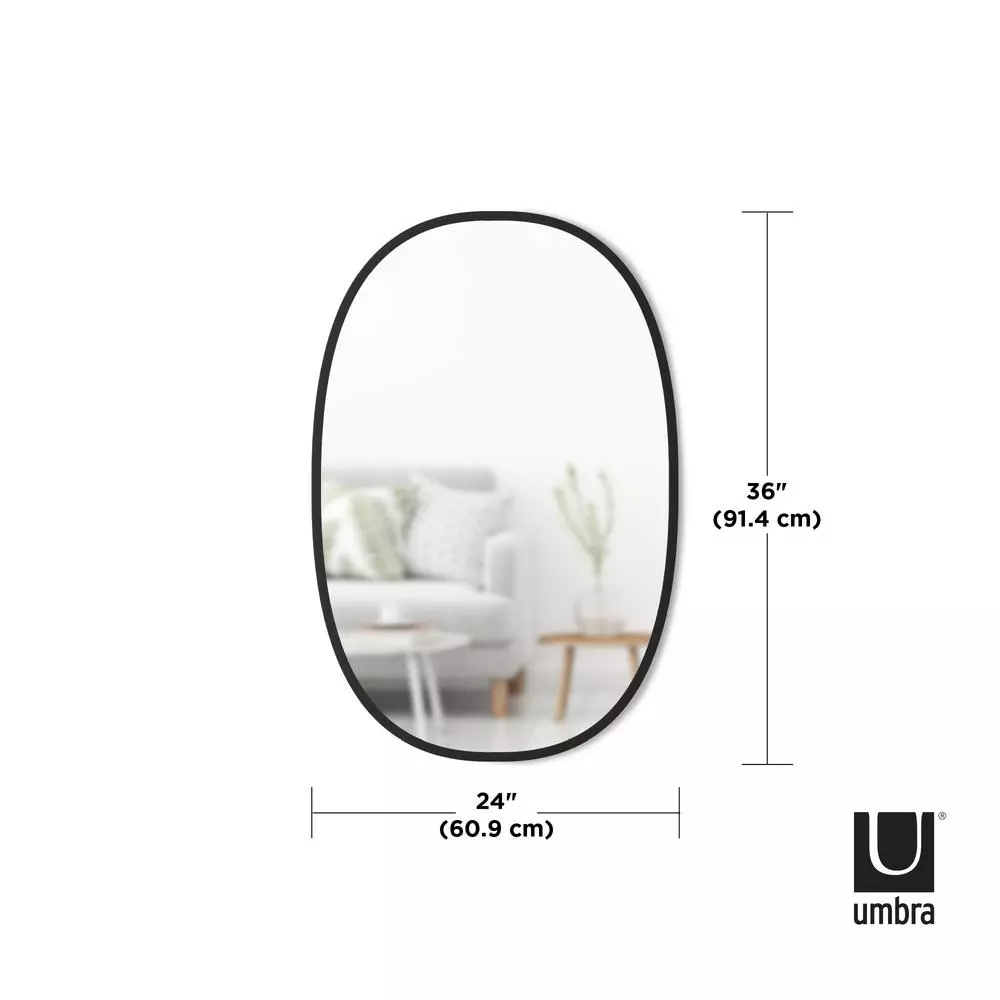 Brand new 😀 Wall Mirrors Umbra Medium Oval Black Modern Mirror (24 In. H X 36 In. W) 🔥 - Image 8