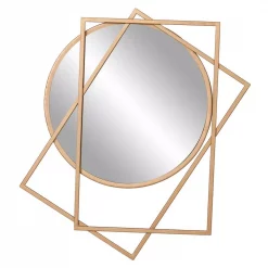 Brand new ✔️ Wall Mirrors Pinnacle Medium Round Gold Modern Mirror (24 In. H X 21 In. W) 🛒
