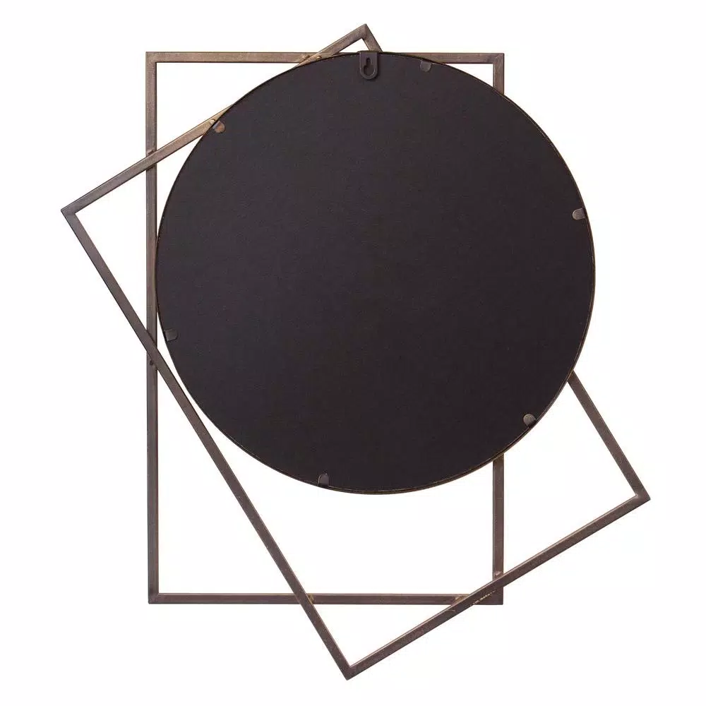 Brand new βοΈ Wall Mirrors Pinnacle Medium Round Gold Modern Mirror (24 In. H X 21 In. W) π - Image 4