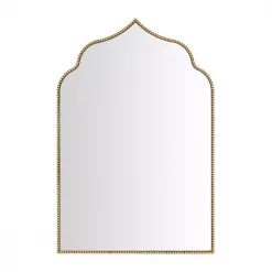 Buy 🔥 Wall Mirrors Home Decorators Collection Medium Ornate Arched Gold Antiqued Classic Accent Mirror (35 In. H X 24 In. W) 🧨