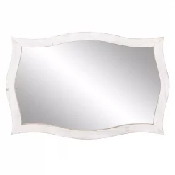 Deals 😍 Wall Mirrors Pinnacle Medium Rectangle Whitewash Hooks Mirror (24.25 In. H X 36.75 In. W) 🌟