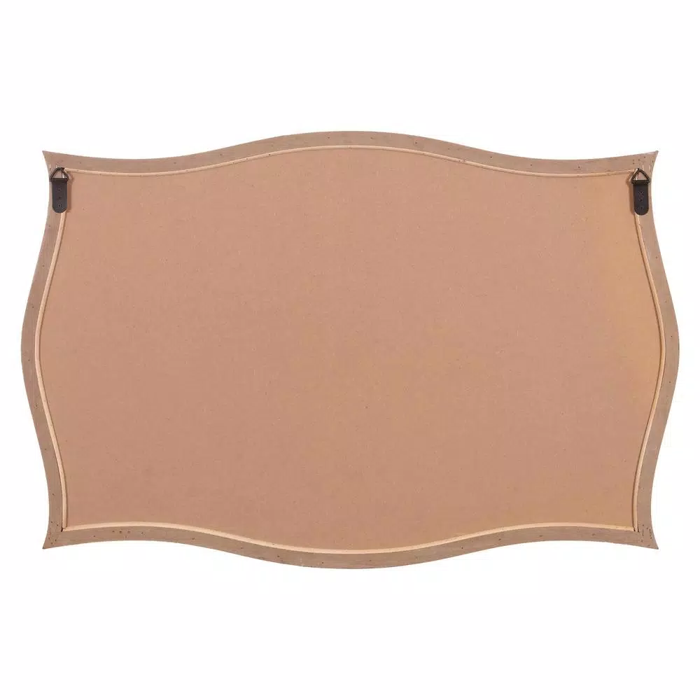 Deals π Wall Mirrors Pinnacle Medium Rectangle Whitewash Hooks Mirror (24.25 In. H X 36.75 In. W) π - Image 5