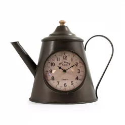 Best deal β Table Clocks Zentique Dark Grey Distressed Iron Pitcher Table Clock β¨