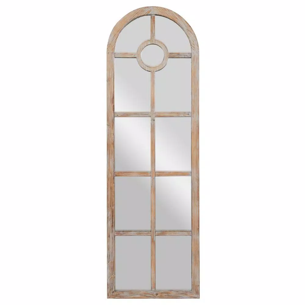 Wholesale โค๏ธ Wall Mirrors LITTON LANE Oversized Arch Distressed Brown Mirror (72 In. H X 23 In. W) ๐ - Image 5