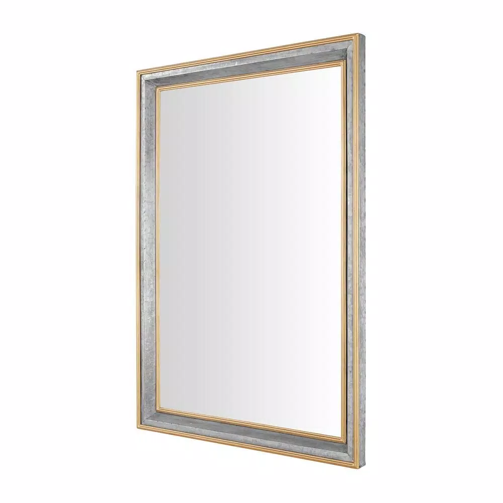 Cheap ✔️ Wall Mirrors Home Decorators Collection Large Rectangle Galvanized Antiqued Farmhouse Accent Mirror (41 In. H X 28 In. W) 🎁 - Image 7