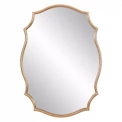 Cheap 😍 Wall Mirrors Pinnacle Medium Irregular Gold Hooks Art Deco Mirror (35.75 In. H X 26.25 In. W) 👍