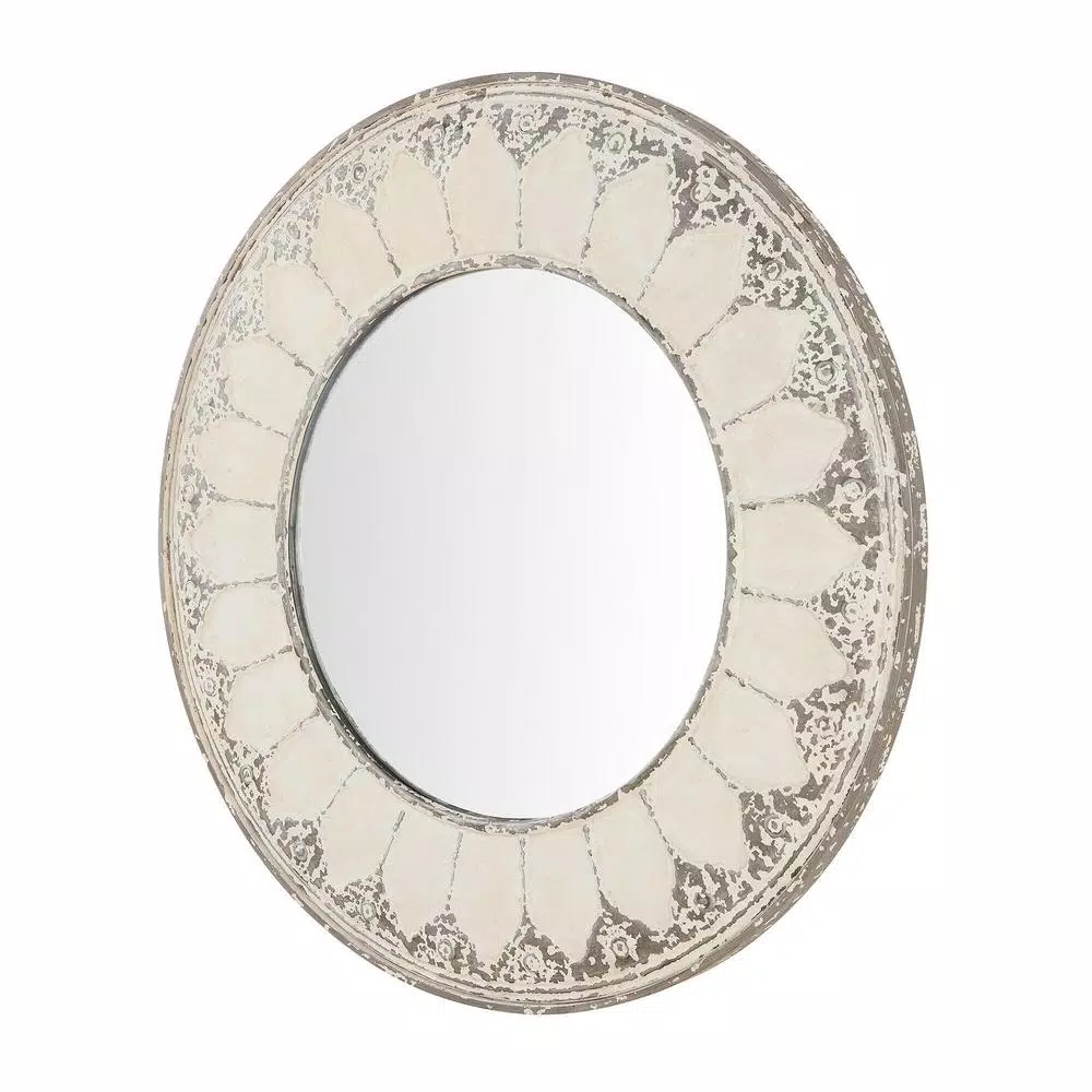 Best reviews of โ Wall Mirrors Home Decorators Collection Medium Round Ivory Antiqued Classic Accent Mirror (32 In. Diameter) ๐ฏ - Image 6