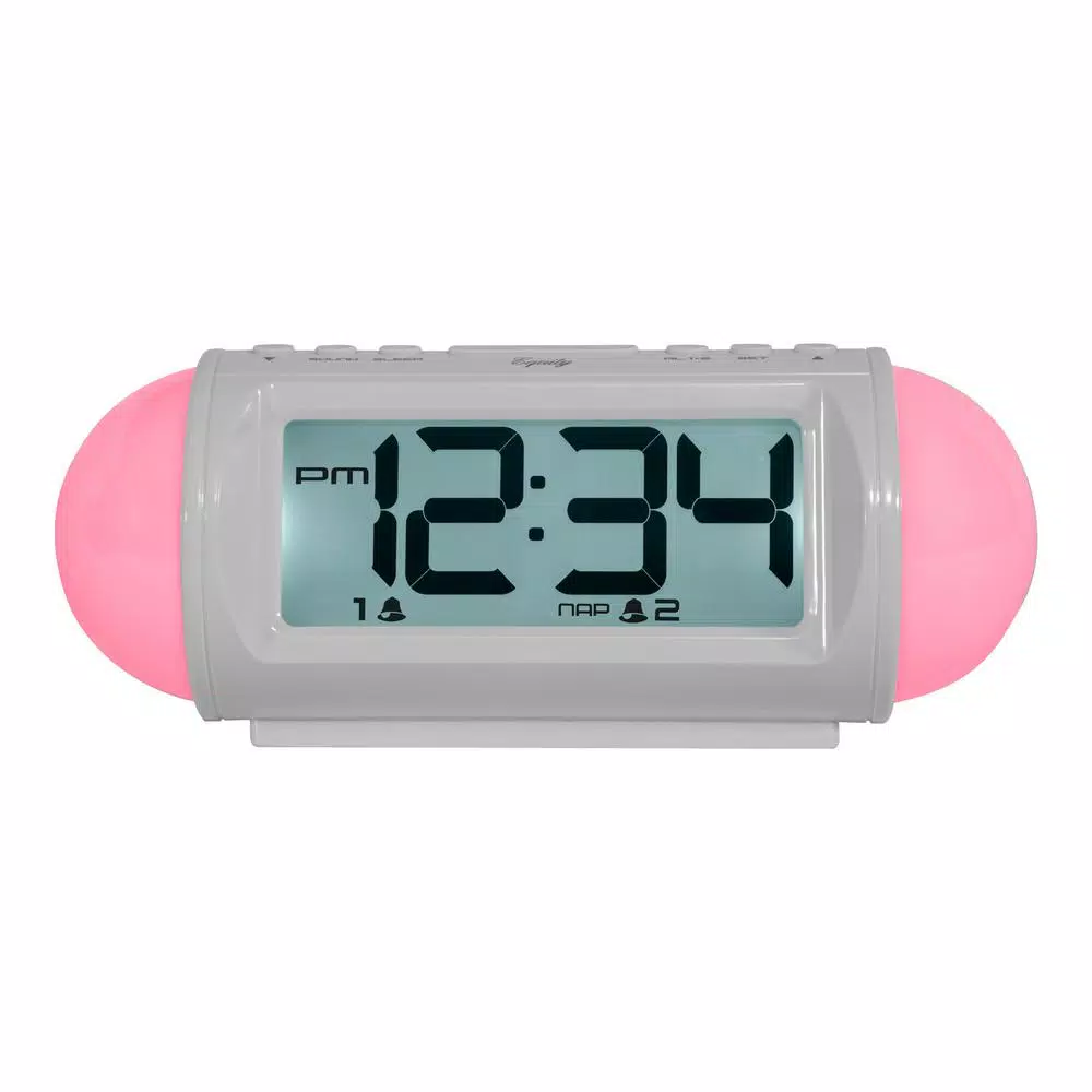 Hot Sale π Table Clocks Equity By La Crosse Mood Light 7.25 In. LED Alarm Table Clock With Nature Sounds And MP3 Aux-Input π - Image 7