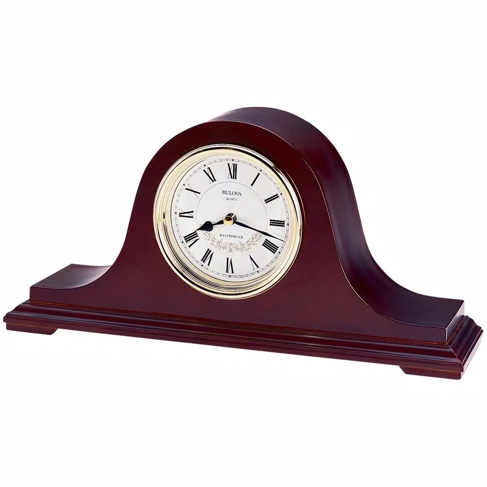 Top 10 👍 Table Clocks Bulova Bent Wood Case With Walnut Mantel Chime Clock 🥰