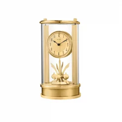 Best reviews of 🧨 Table Clocks Bulova 7.5 In. H X 5 In. W Anniversay Clock With 2-Toned Gold In A Glass Cylinder 👍