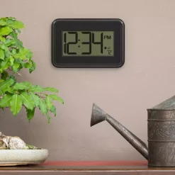 Best Pirce 🤩 Table Clocks La Crosse Technology Digital Wall Clock With Temperature & Countdown Timer 🥰