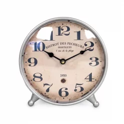 Cheapest โจ Table Clocks Zentique Blue Vintage Distressed Face Table Clock ๐คฉ