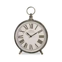 Top 10 ✨ Table Clocks IMAX Norida Rust Iron Rustic Desk Clock 💯