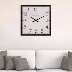 Best reviews of 🤩 Wall Clocks Pinnacle Modern Square Black Wall Clock 🧨
