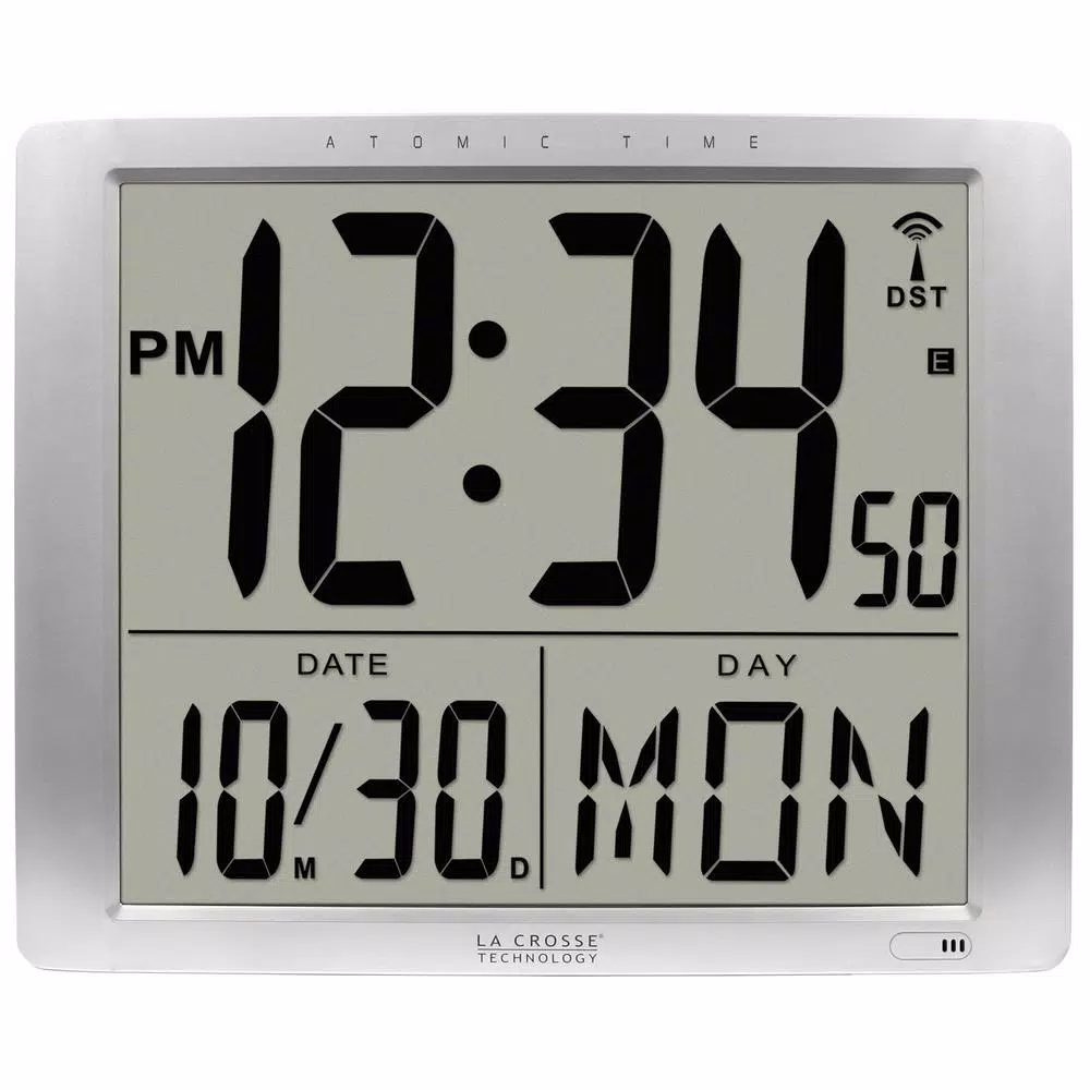 Wholesale π Wall Clocks La Crosse Technology 16 In. X 20 In. Super Large Atomic Digital Wall Clock βοΈ