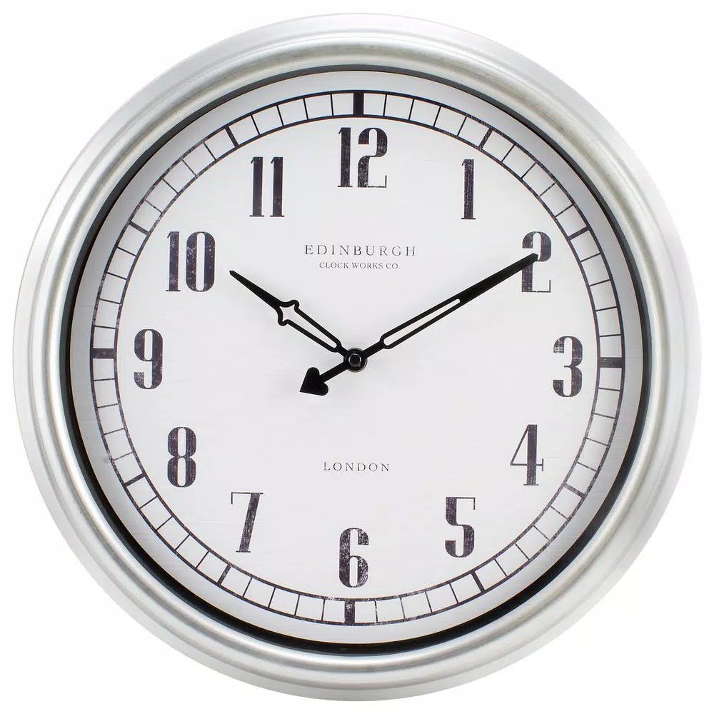 Cheap π Wall Clocks Equity By La Crosse 16 In. Indoor/Outdoor Silver Quartz Wall Clock π - Image 2