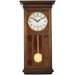 Outlet 🔥 Wall Clocks Bulova 24 In. H X 11.5 In. W Pendulum Chime Wall Clock 😀