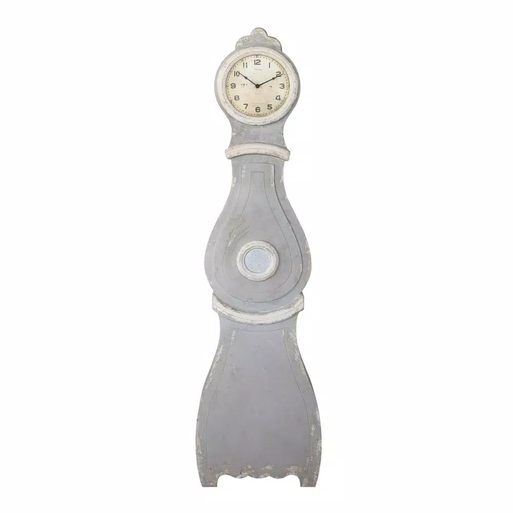 Promo ๐ฅ Wall Clocks 3R Studios Distressed Grey Grandfather Clock ๐คฉ
