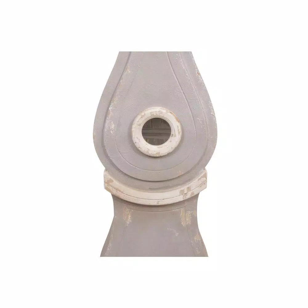 Promo ๐ฅ Wall Clocks 3R Studios Distressed Grey Grandfather Clock ๐คฉ - Image 6