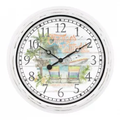 Cheapest 💯 Wall Clocks La Crosse Technology 15.75 In. Indoor/Outdoor Quartz Wall Clock – Changes In Latitudes ✨