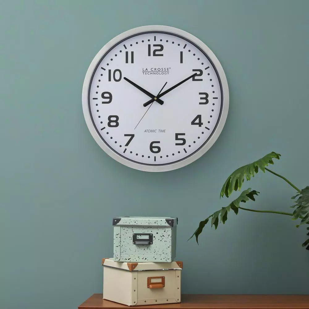 New π Wall Clocks La Crosse Technology 20 In. Large Analog Wall Clock π - Image 8