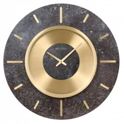 Budget ⭐ Wall Clocks Bulova Oversized 23 In. Gallery Wall Clock With Brushed Brass Bezel 🔔