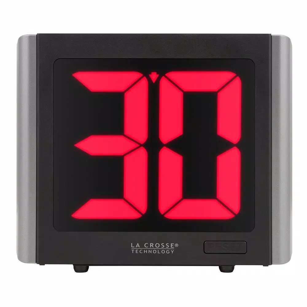 New π Table Clocks La Crosse Technology LED Countdown/Up Digital Timer With 12 Ft. Power Cord π