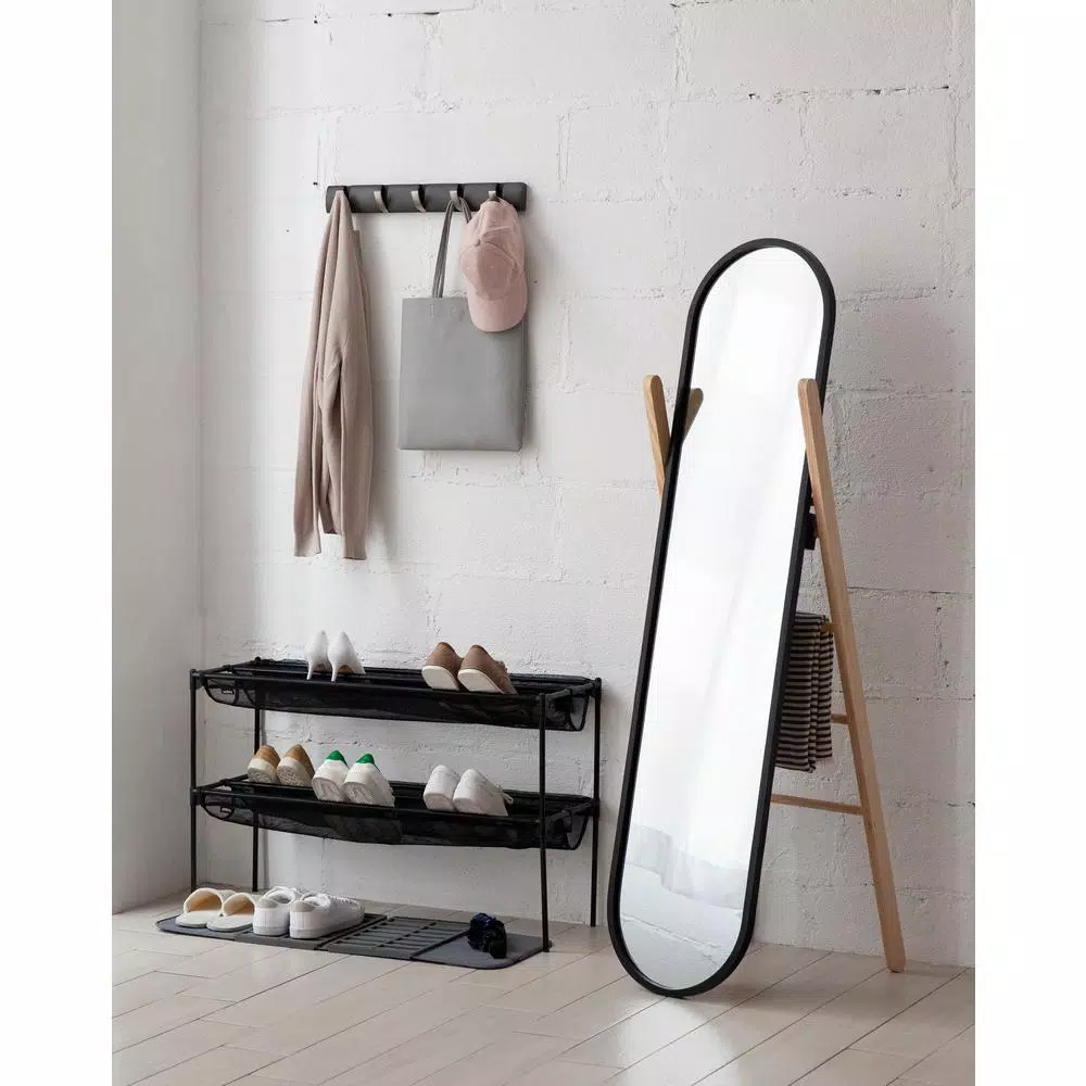 Brand new 👍 Floor Mirrors Umbra Small Black Natural Plastic Modern Mirror (16.73 In. H X 23.03 In. W) 🔥 - Image 5
