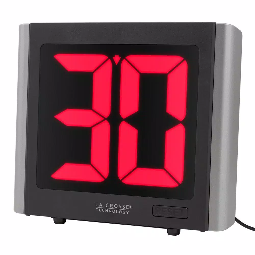New π Table Clocks La Crosse Technology LED Countdown/Up Digital Timer With 12 Ft. Power Cord π - Image 5