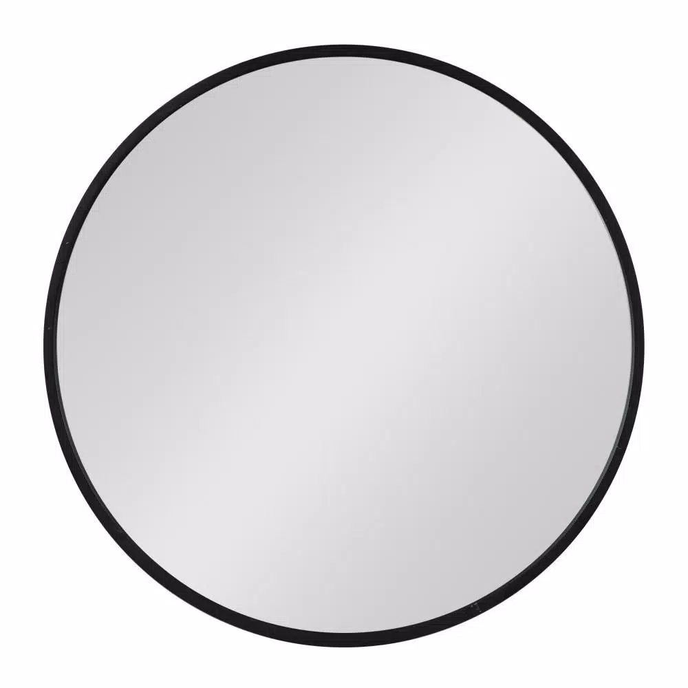 Deals ๐ Wall Mirrors Kate And Laurel Medium Round Black Contemporary Mirror (25.59 In. H X 25.59 In. W) ๐ - Image 2