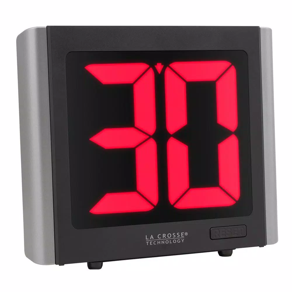 New π Table Clocks La Crosse Technology LED Countdown/Up Digital Timer With 12 Ft. Power Cord π - Image 7