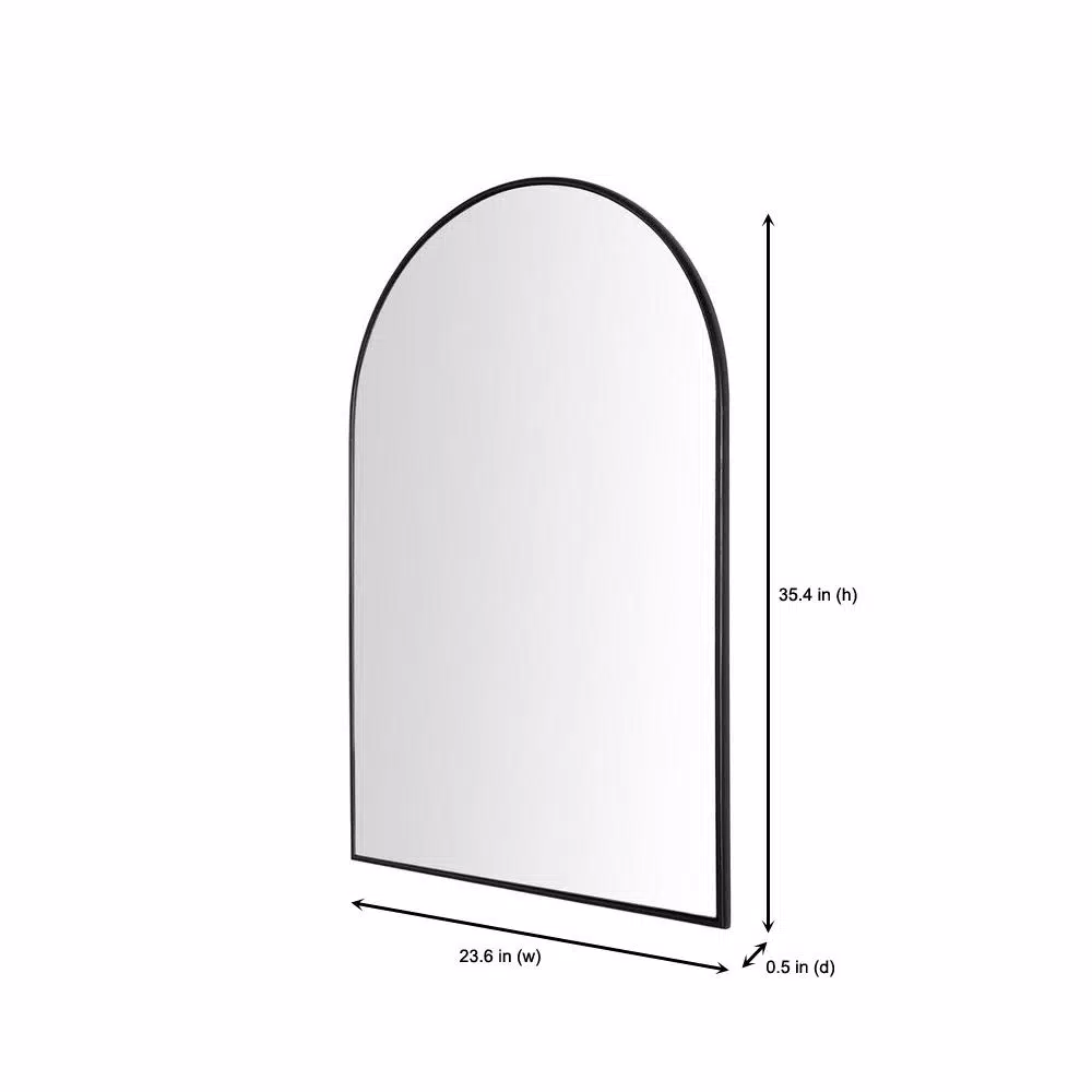 Brand new ⭐ Wall Mirrors Home Decorators Collection Medium Arched Black Classic Accent Mirror (35 In. H X 24 In. W) ❤️ - Image 2