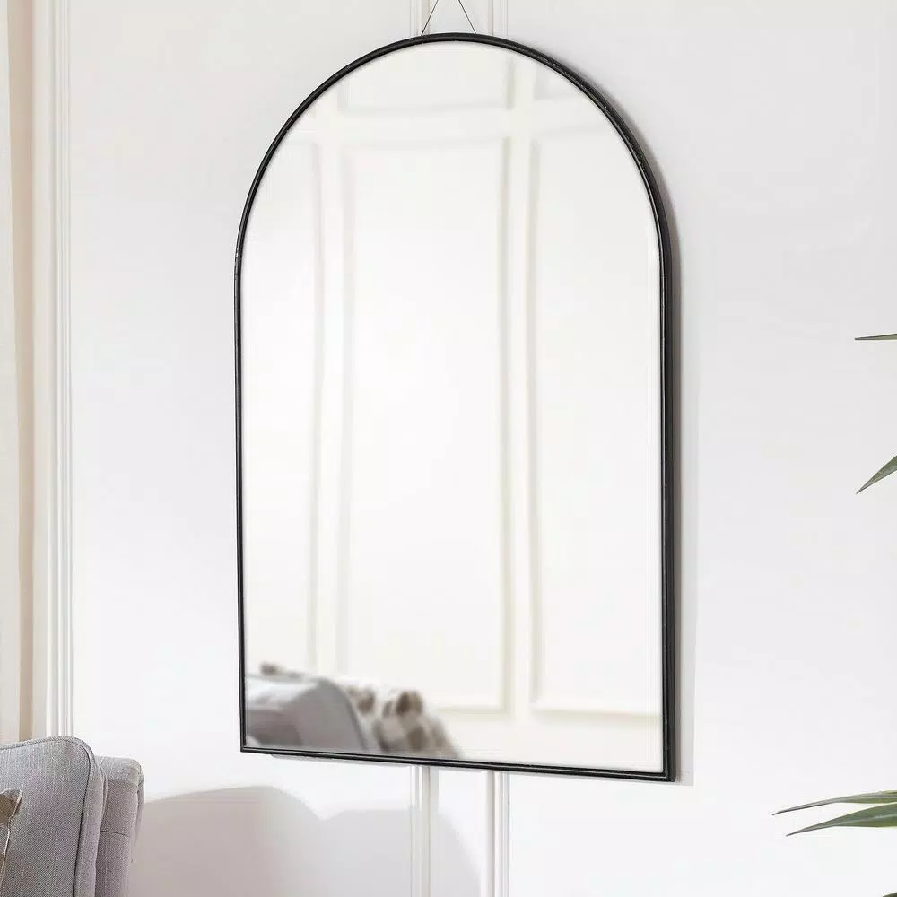 Brand new ⭐ Wall Mirrors Home Decorators Collection Medium Arched Black Classic Accent Mirror (35 In. H X 24 In. W) ❤️ - Image 3