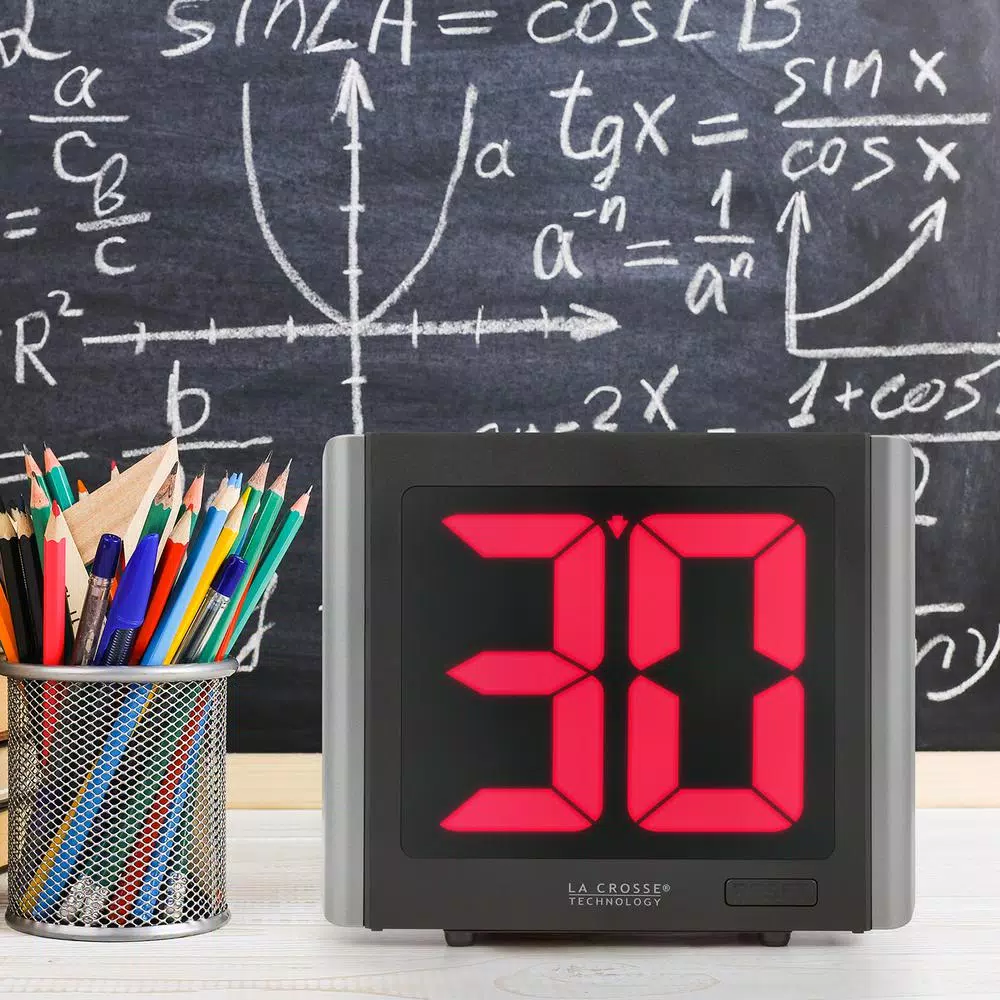 New π Table Clocks La Crosse Technology LED Countdown/Up Digital Timer With 12 Ft. Power Cord π - Image 9