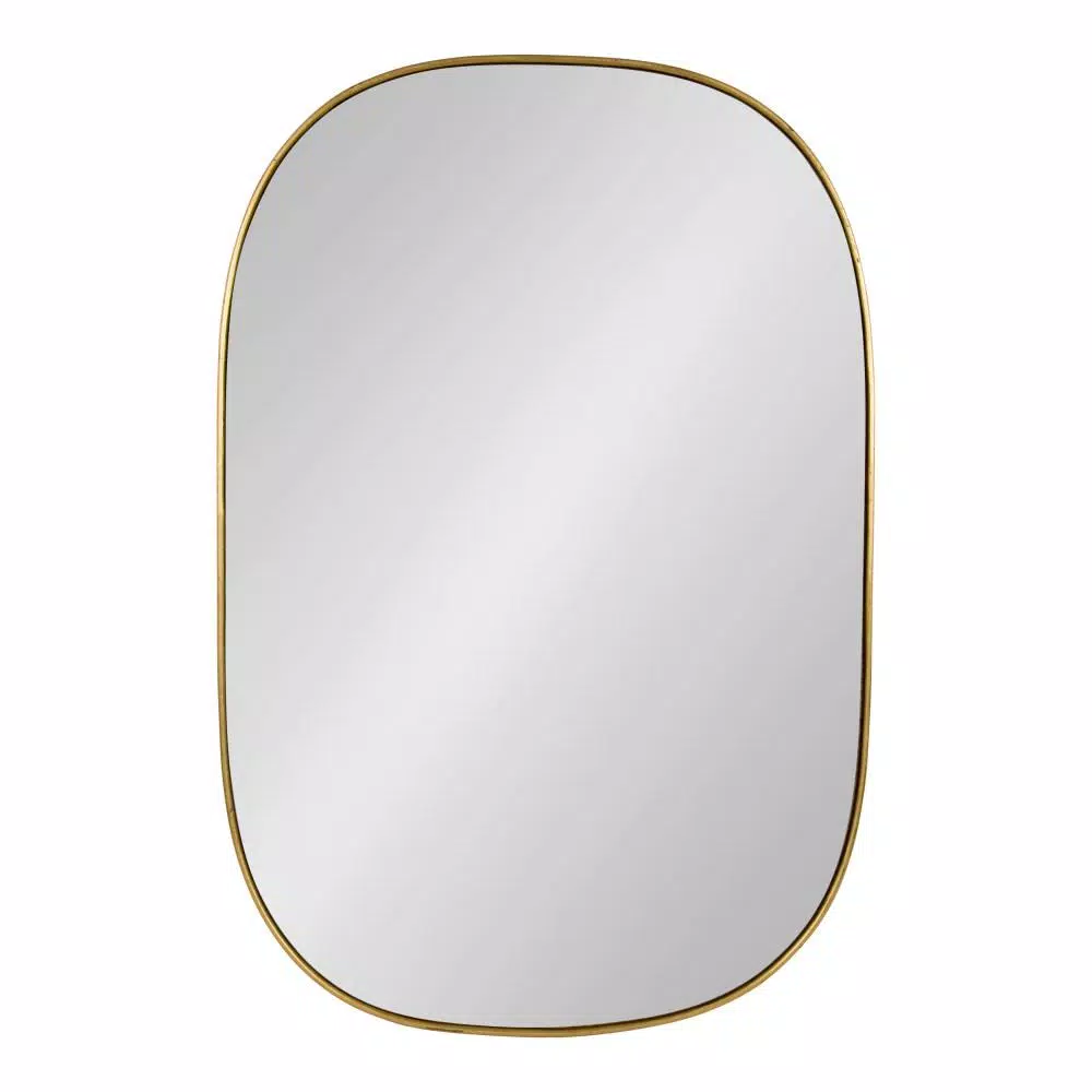 Cheap 🔥 Wall Mirrors Kate And Laurel Medium Oval Gold Art Deco Mirror (35.5 In. H X 23.75 In. W) 🎁 - Image 2